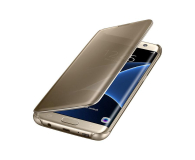 Samsung Clear View Cover do Samsung Galaxy S7 Edge złoty - 291566 - zdjęcie 4